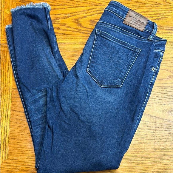 Dark Blue Lucky Brand Women's Skinny Jeans - Picture 1 of 7